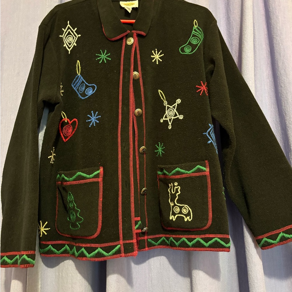 Woman’s Christmas jacket